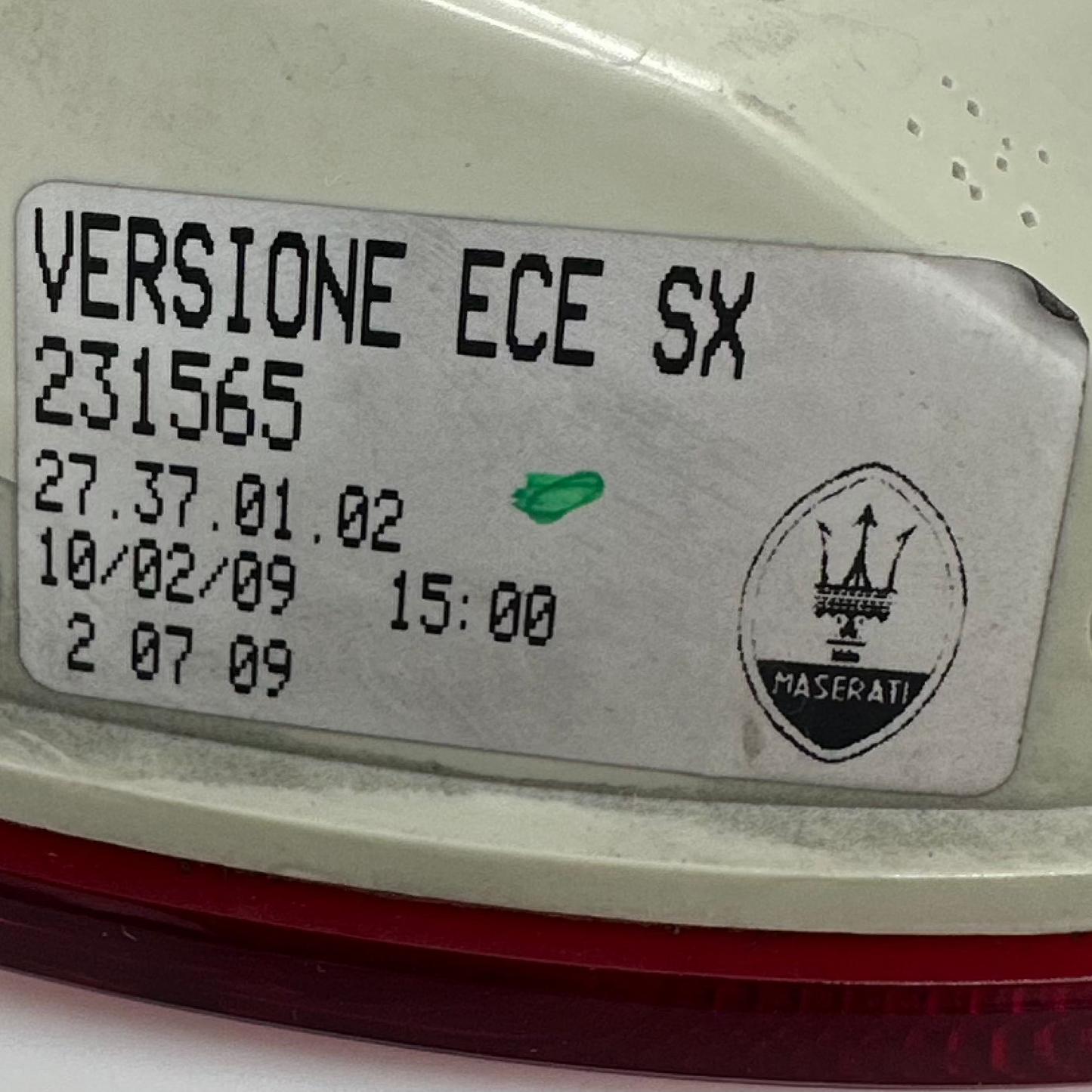 231565 - MASERATI GRANTURISMO / SPORT / MC LH OUTER REAR LIGHT