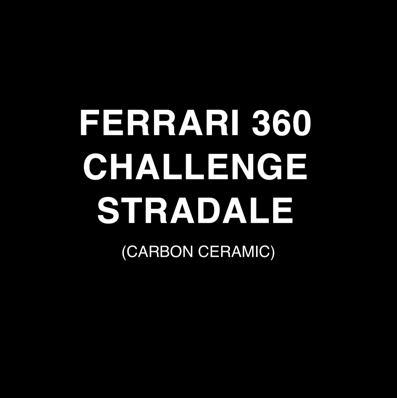 FERRARI 360 CHALLENGE STRADALE BRAKE KIT (CCM)