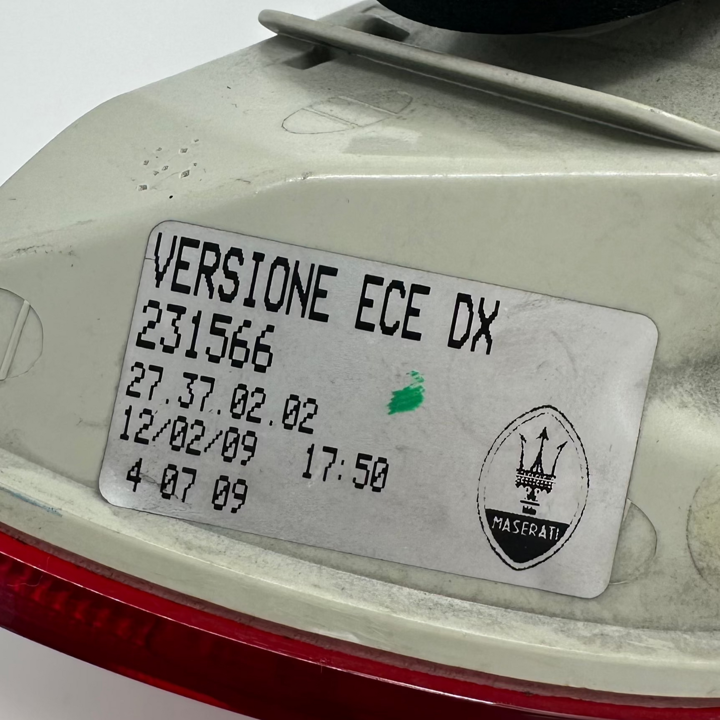 231566 - MASERATI GRANTURISMO / SPORT / MC RH OUTER REAR LIGHT