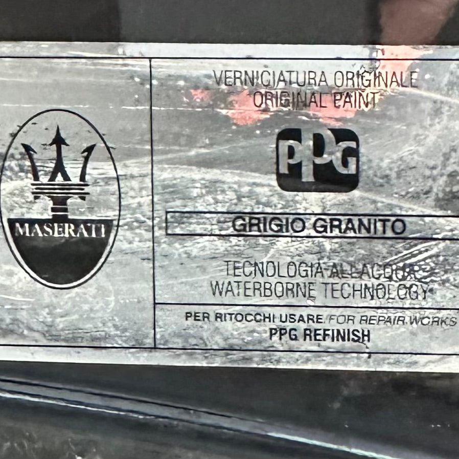 68351700 - MASERATI GRANTURISMO SPORT BONNET