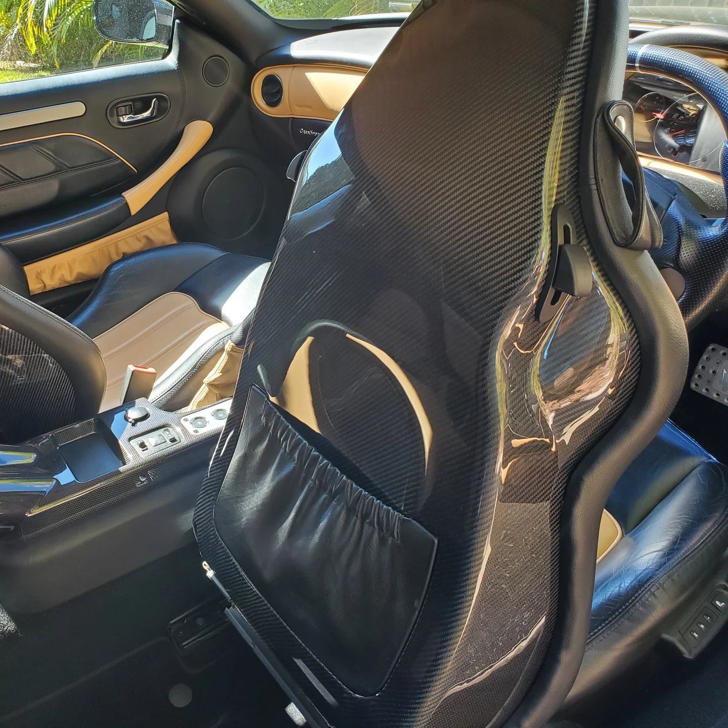 Maserati Gransport Carbon Fibre Seat Backs