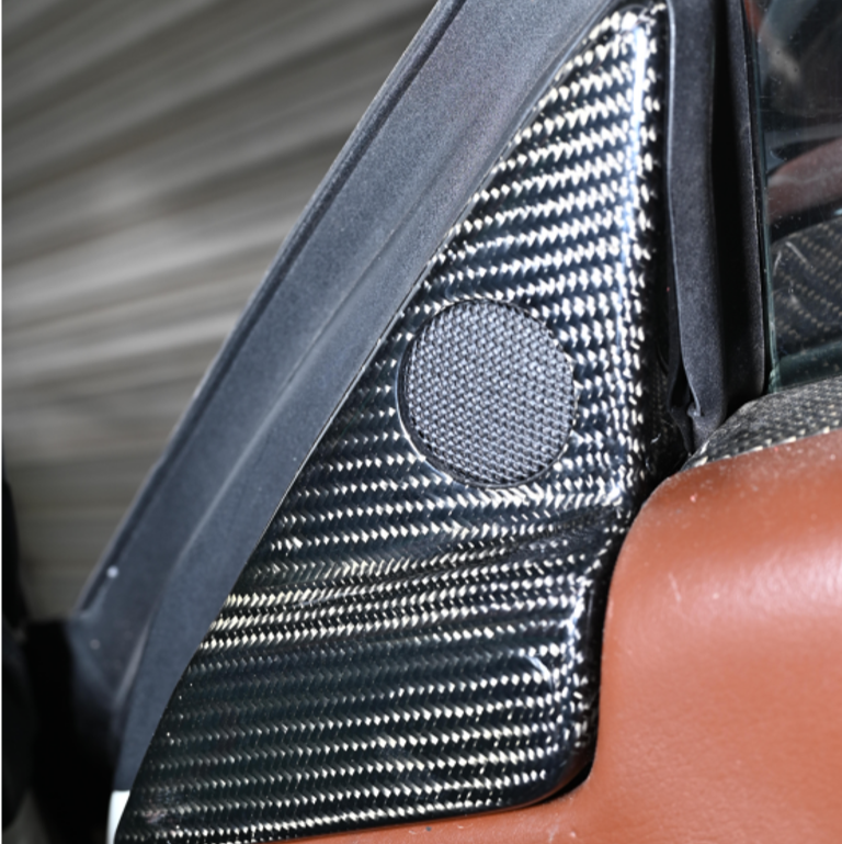 Maserati Granturismo & Grancarbio Inside Side Carbon Fiber Mirror Covers