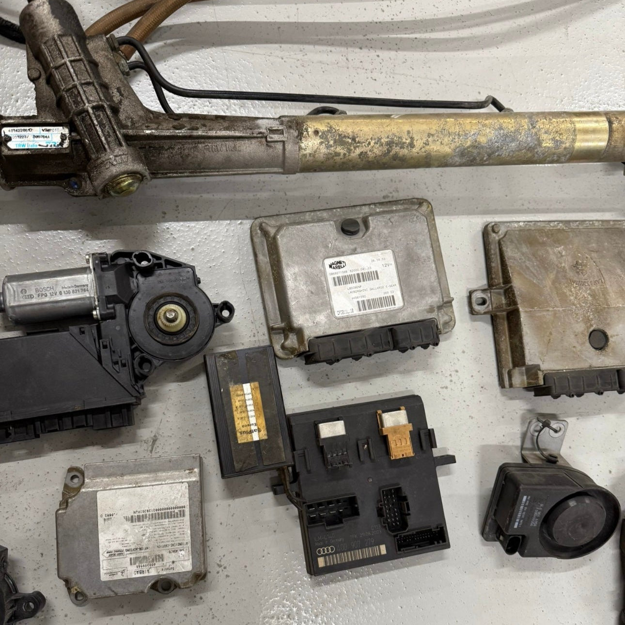 USED LAMBORGHINI GALLARDO PARTS LIST