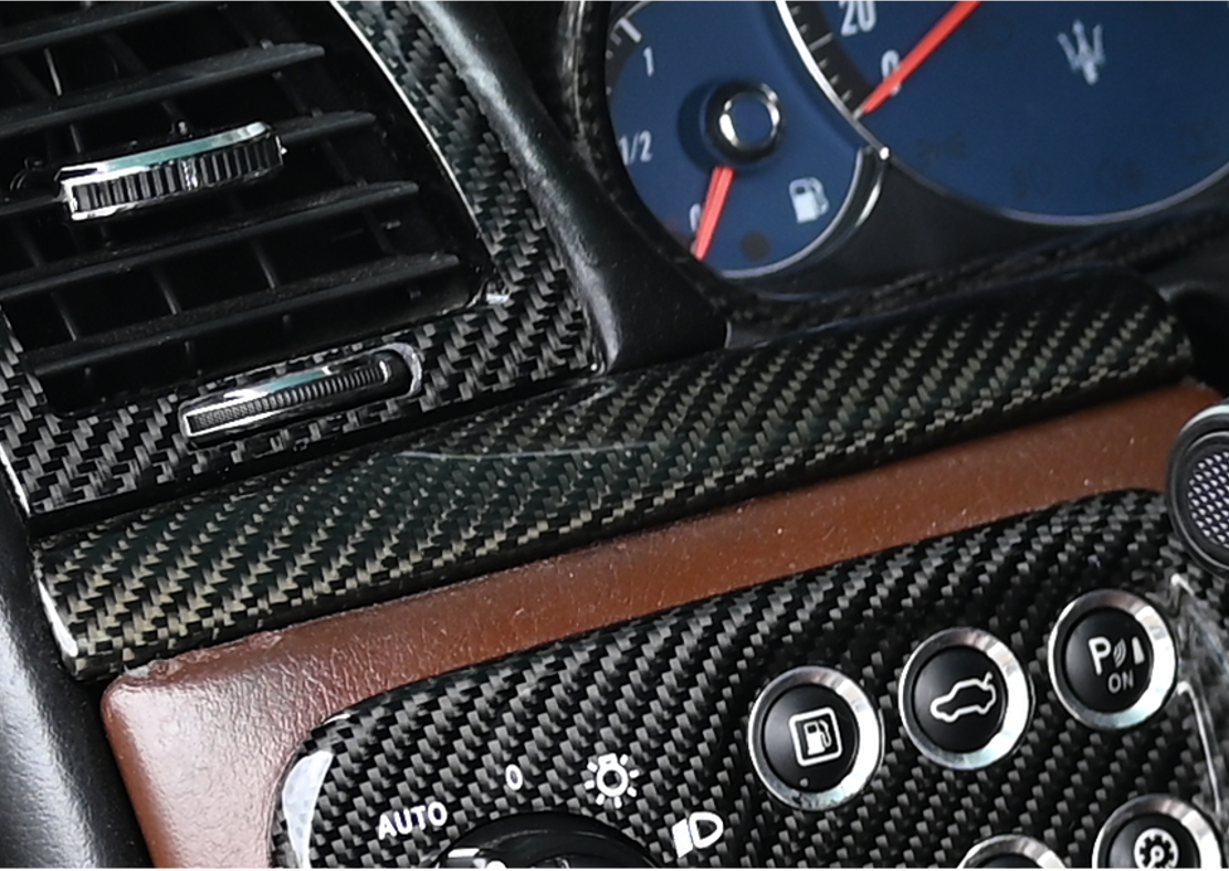 Maserati Granturismo & Grancabrio Driver's Side Carbon Fiber Dash Trim