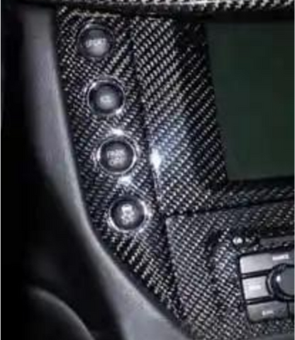 Maserati Granturismo & Grancabrio Carbon Fiber Audio System Buttons Cover